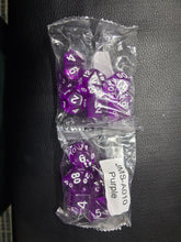 Load image into Gallery viewer, Feywild Bloom 7-Die DND Dice Set