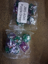 Load image into Gallery viewer, Wild Magic Surge 7-Die DND Dice Set