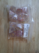 Load image into Gallery viewer, Dragonfire Omens 7-Die DND Dice Set
