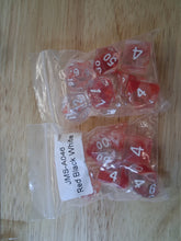 Load image into Gallery viewer, Dragonfire Omens 7-Die DND Dice Set