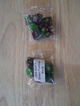 Load image into Gallery viewer, Feywild Mirage 7-Die DND Dice Set