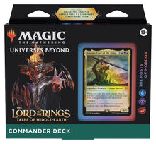 Load image into Gallery viewer, MtG: Universes Beyond - Lord of the Rings - Tales of Middle Earth - Commander Deck - All 4