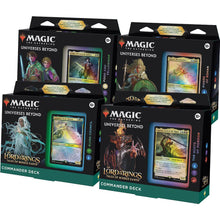 Load image into Gallery viewer, MtG: Universes Beyond - Lord of the Rings - Tales of Middle Earth - Commander Deck - All 4