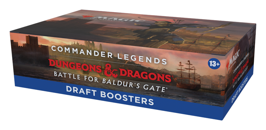 Magic: The Gathering TCG: Commander Legends- Battle for Baldur's Gate Draft Booster Display