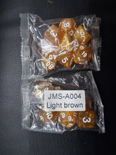 Load image into Gallery viewer, Arcane Essentials 7-Die DND Dice Set
