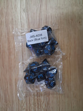 Load image into Gallery viewer, Shadow Realm 7-Die DND Dice Set
