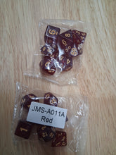 Load image into Gallery viewer, Celestial Forge 7-Die DND Dice Set

