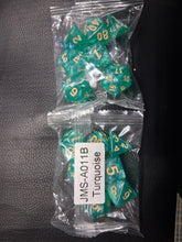 Load image into Gallery viewer, Abyssal Depths 7-Die DND Dice Set
