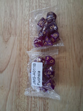 Load image into Gallery viewer, Abyssal Depths 7-Die DND Dice Set
