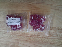 Load image into Gallery viewer, Arcane Nebula 7-Die DND Dice Set

