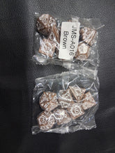 Load image into Gallery viewer, Paladin's Oath 7-Die DND Dice Set
