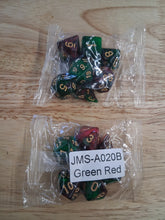 Load image into Gallery viewer, Blood Moon 7-Die DND Dice Set
