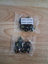 Load image into Gallery viewer, Blood Moon 7-Die DND Dice Set
