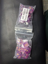Load image into Gallery viewer, Crystal Cavern 7-Die DND Dice Set
