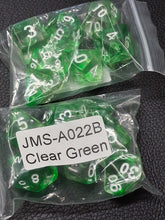 Load image into Gallery viewer, Enchanted Forest 7-Die DND Dice Set
