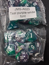Load image into Gallery viewer, Fiend's Fire 7-Die DND Dice Set
