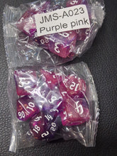 Load image into Gallery viewer, Fiend's Fire 7-Die DND Dice Set
