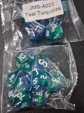 Load image into Gallery viewer, Fiend's Fire 7-Die DND Dice Set
