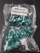 Load image into Gallery viewer, Fiend's Fire 7-Die DND Dice Set
