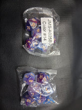 Load image into Gallery viewer, Bard's Tale 7-Die DND Dice Set
