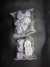 Load image into Gallery viewer, Ivory Enchantment 7-Die DND Dice Set
