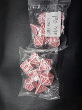Load image into Gallery viewer, Ivory Enchantment 7-Die DND Dice Set
