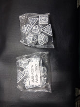 Load image into Gallery viewer, Ivory Enchantment 7-Die DND Dice Set
