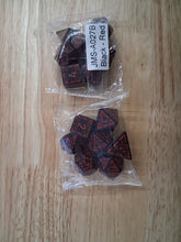 Load image into Gallery viewer, Obsidian Pact 7-Die DND Dice Set
