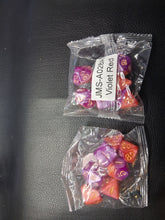 Load image into Gallery viewer, Prismatic Rift 7-Die DND Dice Set

