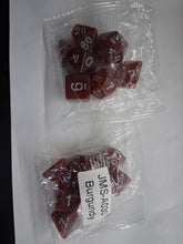 Load image into Gallery viewer, Rose Oracle 7-Die DND Dice Set
