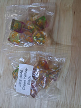 Load image into Gallery viewer, Dragonfire Omens 7-Die DND Dice Set
