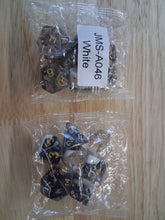 Load image into Gallery viewer, Dragonfire Omens 7-Die DND Dice Set
