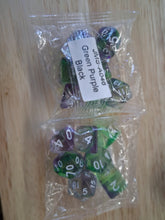 Load image into Gallery viewer, Dragonfire Omens 7-Die DND Dice Set
