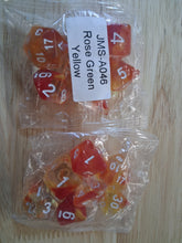 Load image into Gallery viewer, Dragonfire Omens 7-Die DND Dice Set
