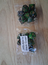 Load image into Gallery viewer, Shadowfell Echo 7-Die DND Dice Set

