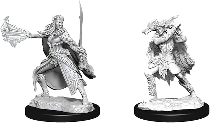 D&D Nolzur's Marvelous Miniatures - Winter Eladrin & Spring Eladrin