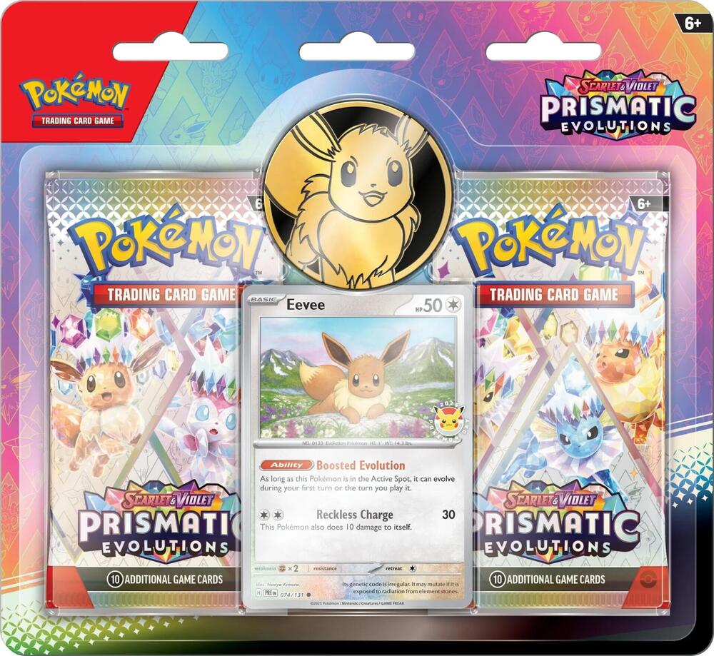 Pokemon Prismatic Evolutions 2-Pack Blister [Eevee]