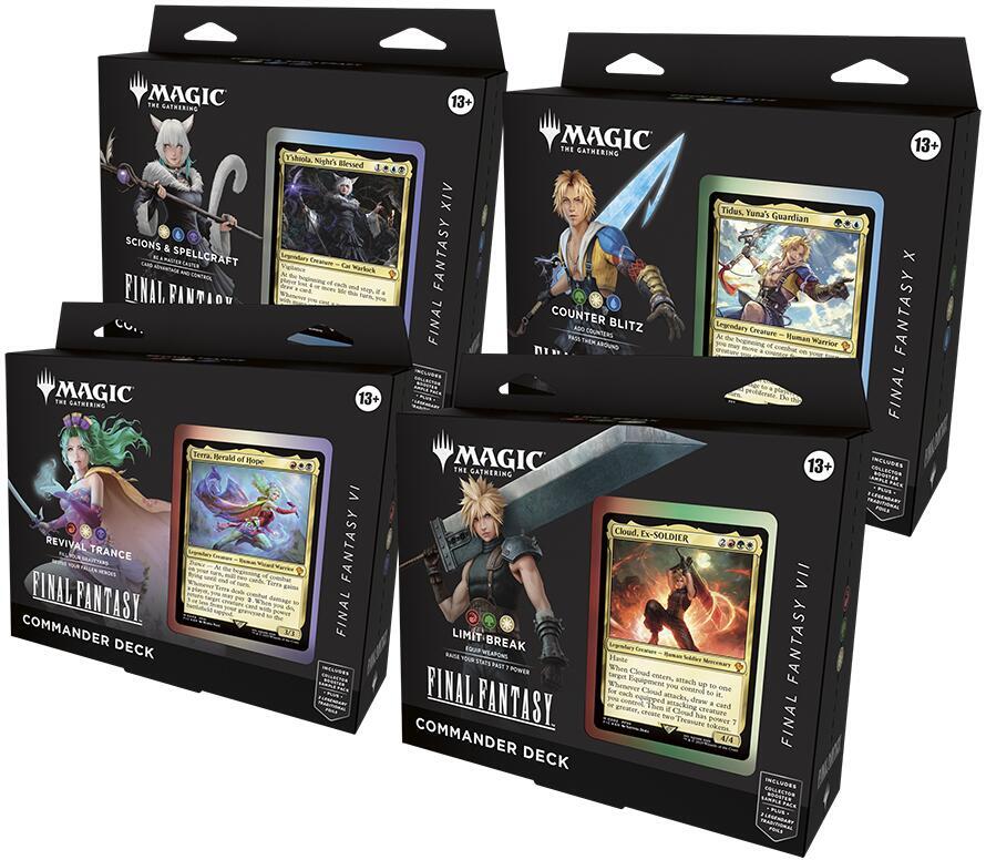 *Preorder* MTG - Final Fantasy Commander - All 4 Decks