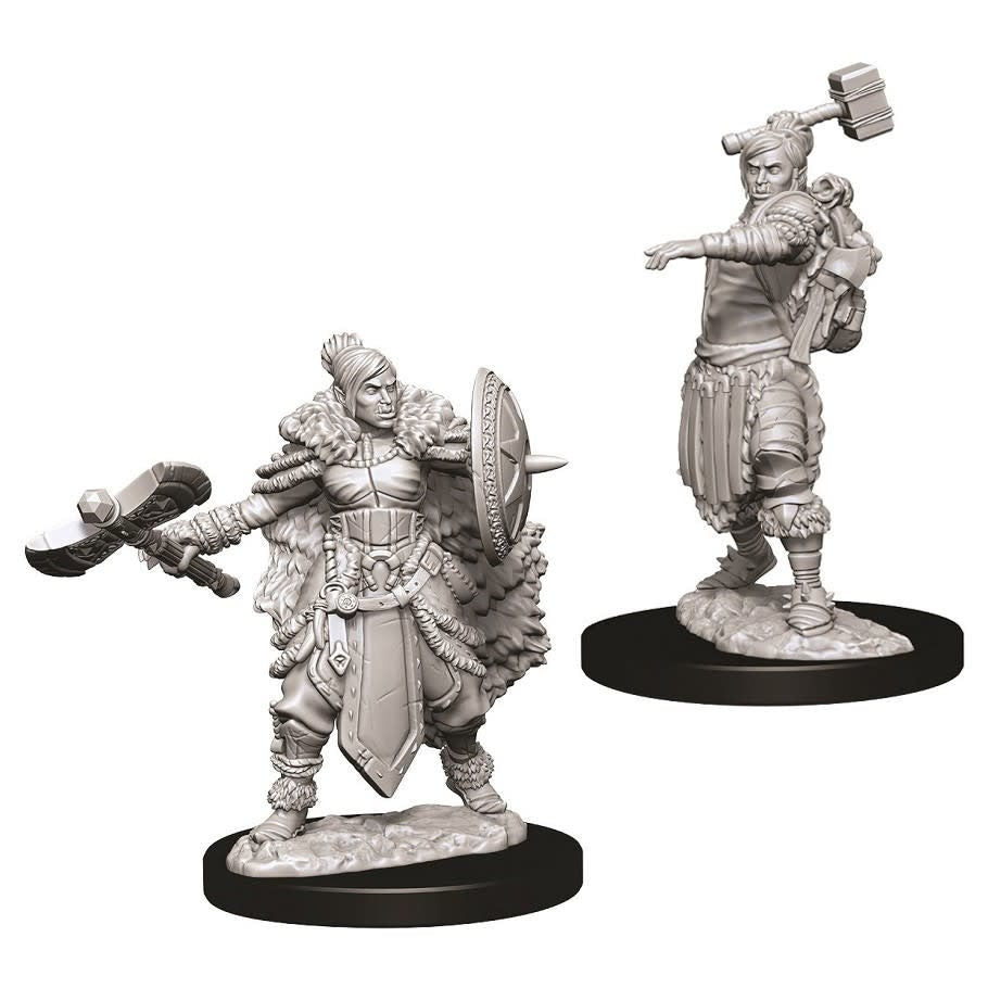 Nolzur’s Marvelous Miniatures – Female Half‑Orc Barbarian