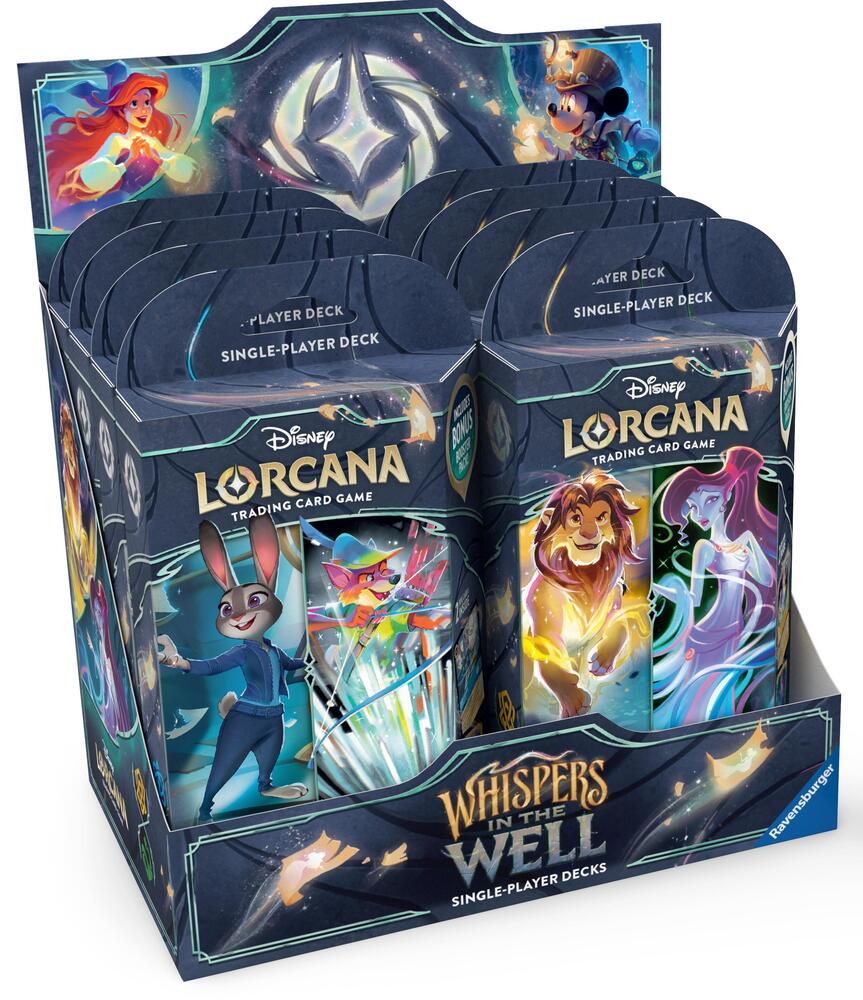 *PREORDER* Lorcana: Whispers in the Well Starter Deck Display *RELEASE 11/9*