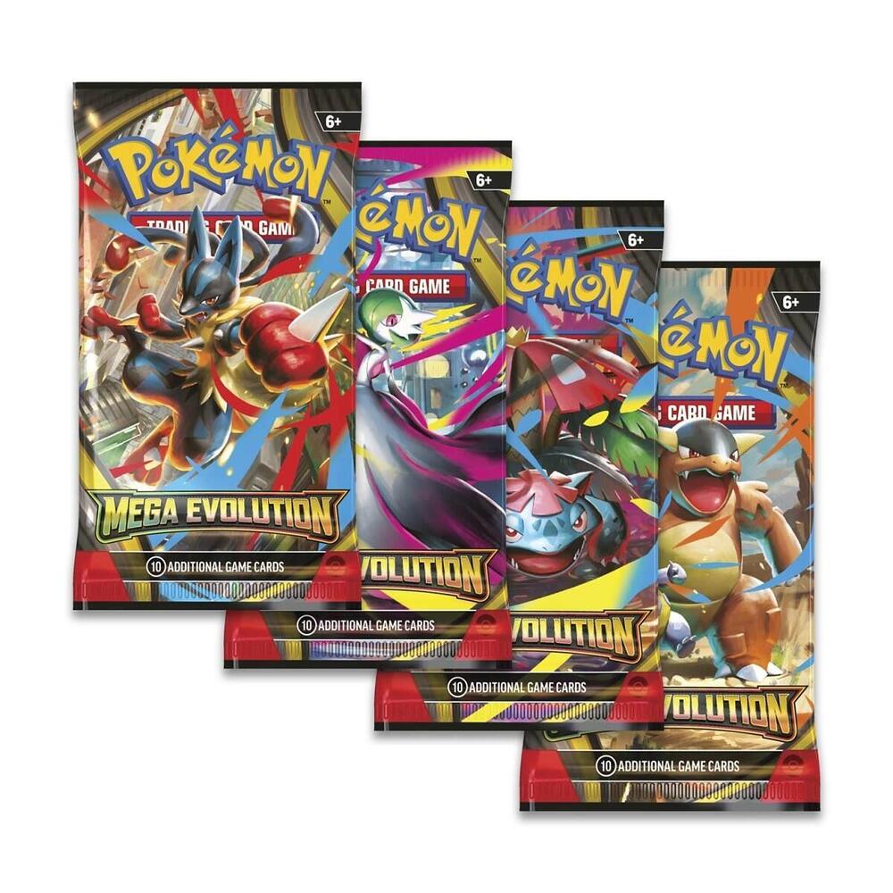 Pokemon TCG: Mega Evolution 01 - Booster Pack Art Bundle [Set of 4]