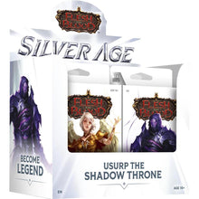 Load image into Gallery viewer, *PREORDER* Flesh &amp; Blood: Usurp the Shadow Throne Silver Age Deck Display (6 Decks) *Releases 09/18*
