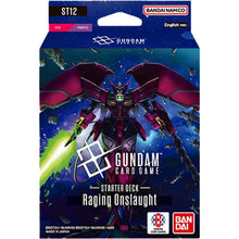 Load image into Gallery viewer, Gundam Card Game: Starter Deck: Raging Onslaught [ST-12]
