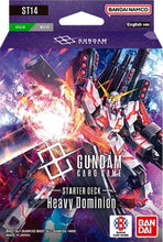 Load image into Gallery viewer, Gundam Card Game: Starter Deck: Heavy Dominion [ST-14]
