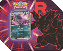 Load image into Gallery viewer, Pokemon: Team Rocket Tin - Mewtwo, Nidoking, or Persian
