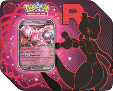 Load image into Gallery viewer, Pokemon: Team Rocket Tin - Mewtwo, Nidoking, or Persian
