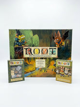 Load image into Gallery viewer, Root: The Homeland Expansion + Exiles and Partisans Deck + Vagabond Pack Bundle
