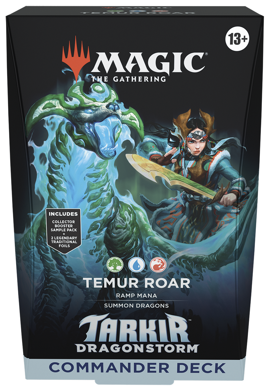 MTG -  Tarkir: Dragonstorm Temur Roar Commander Deck