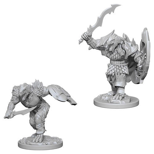 D&D Nolzur's Marvelous Miniatures: Unpainted Minis- Wave 4- Dragonborn Male Fighter