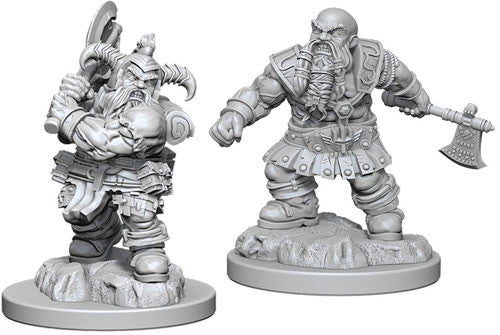 D&D Nolzur's Marvelous Miniatures: Unpainted Minis- Wave 6- Male Dwarf Barbarian